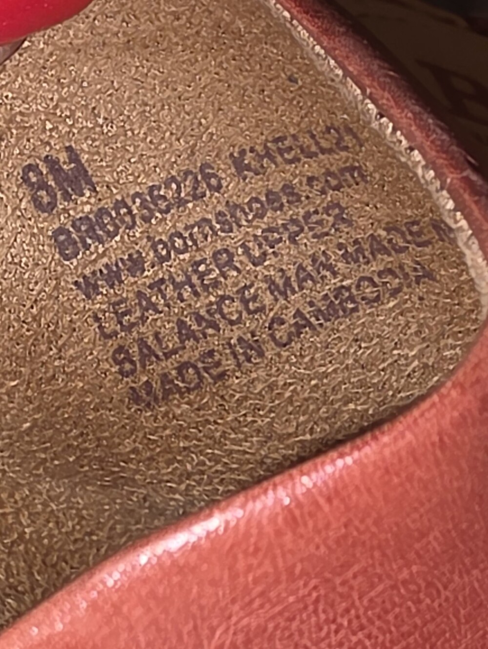 Born Natalie Leather Wedge Mules in Rusty Coral Womens Size 8 - Picture 8 of 9